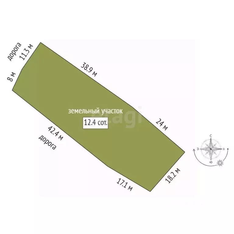 Участок в Тамбовская область, Тамбовский муниципальный округ, д. ... - Фото 2