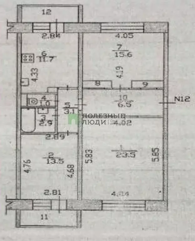 3-к кв. Тульская область, Тула ш. Калужское, 16 (79.0 м) - Фото 1