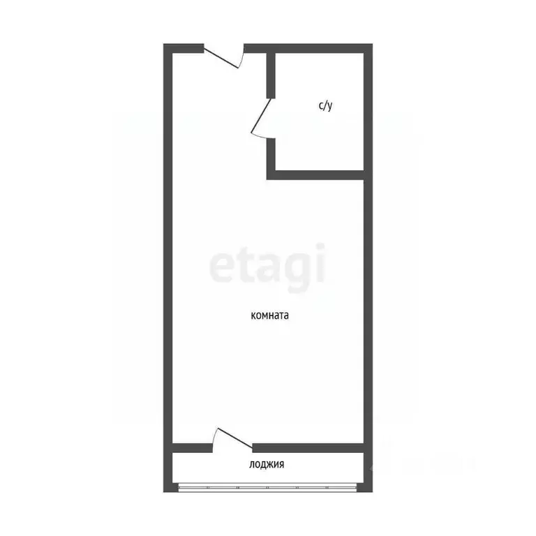 Студия Курганская область, Курган ул. Пушкина, 9 (31.4 м) - Фото 2