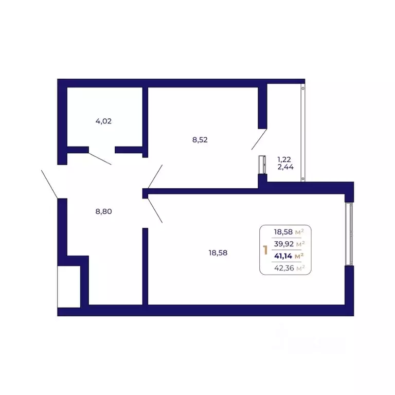 1-к кв. Башкортостан, Уфа Затон-Восточный жилрайон, Паруса жилой ... - Фото 1