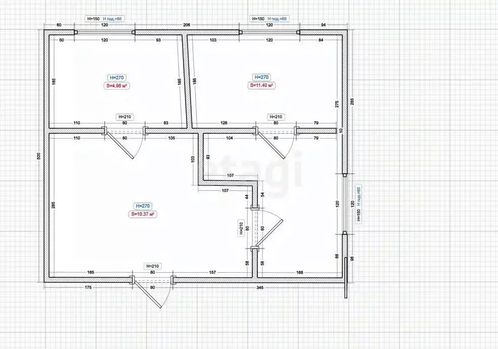 2-к кв. Ингушетия, Магас ул. Мочко Базоркина (89.0 м) - Фото 1