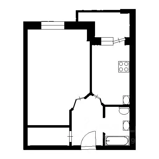 1-к кв. Башкортостан, Уфа ул. Ахметова, 316/4 (40.0 м) - Фото 2