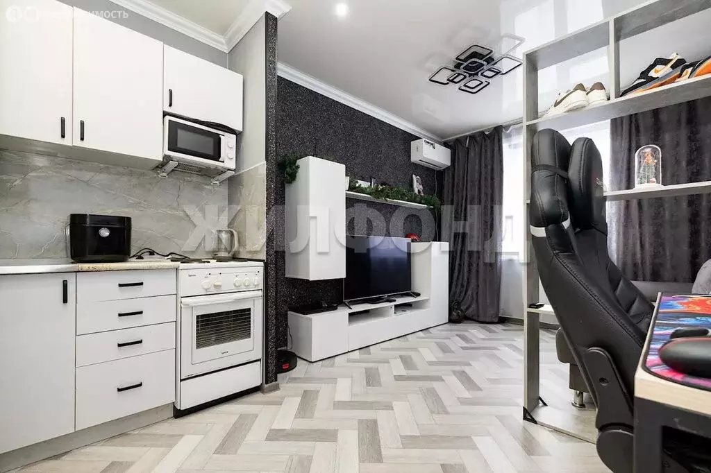 Квартира-студия: Новосибирск, улица Тюленина, 21 (21.1 м) - Фото 2