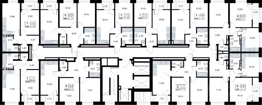 2-к кв. Приморский край, Владивосток ул. Нейбута, 135 (53.1 м) - Фото 1