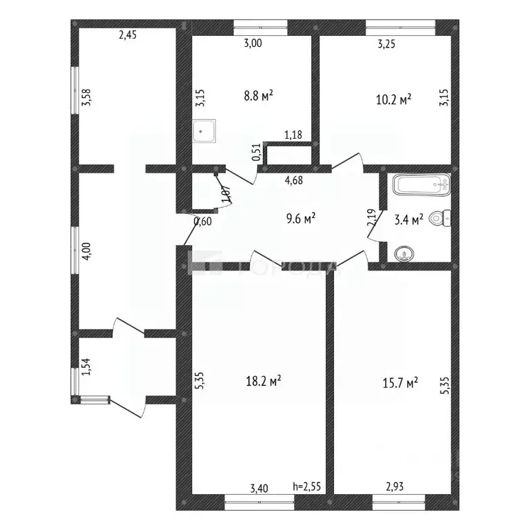 Дом в Алтайский край, с. Шипуново ул. Дорожников, 7 (67 м) - Фото 2