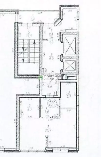 Квартира-студия, 42 м, 3/16 эт. - Фото 0