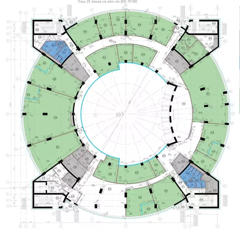 Помещение свободного назначения в Москва Тестовская ул., 10 (1740 м) - Фото 2