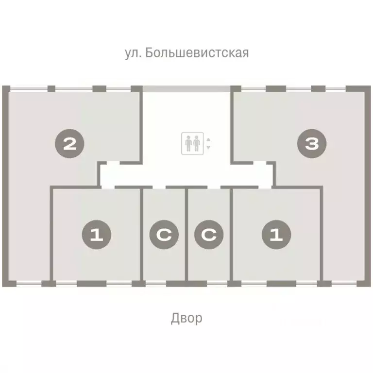 Студия Новосибирская область, Новосибирск Европейский Берег мкр,  ... - Фото 2