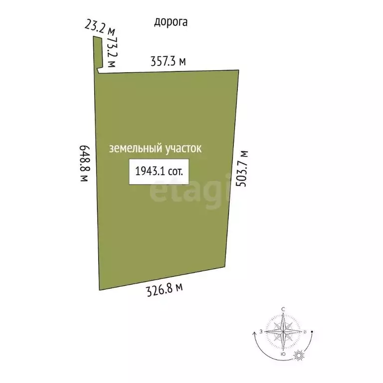 Участок в Ярославская область, Ярославский муниципальный округ, ... - Фото 2