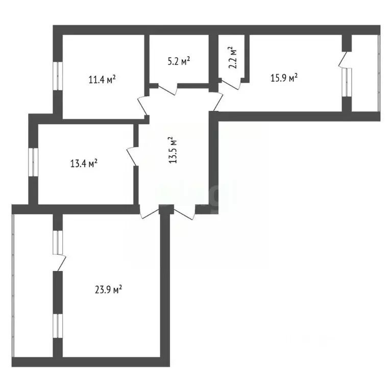 3-к кв. Воронежская область, Рамонский район, с. Ямное ул. Ягодная, 14 ... - Фото 2