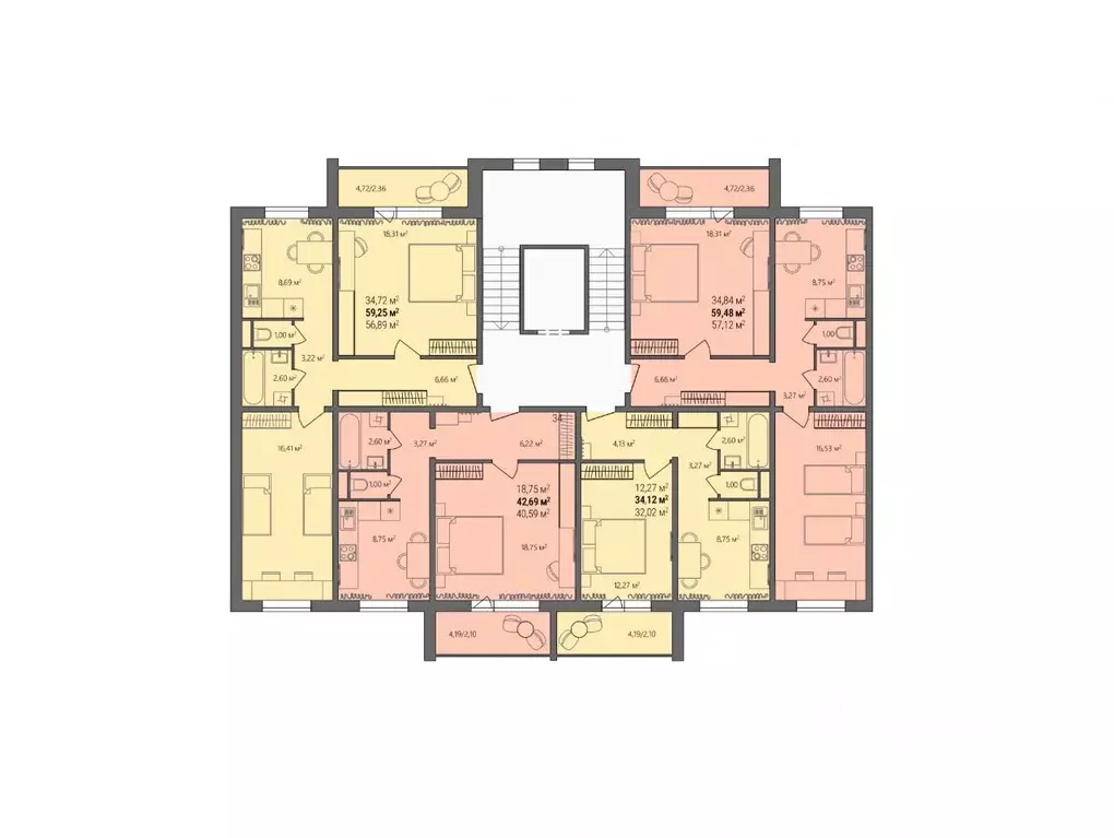 2-к кв. Челябинская область, Челябинский городской округ, пос. ... - Фото 2