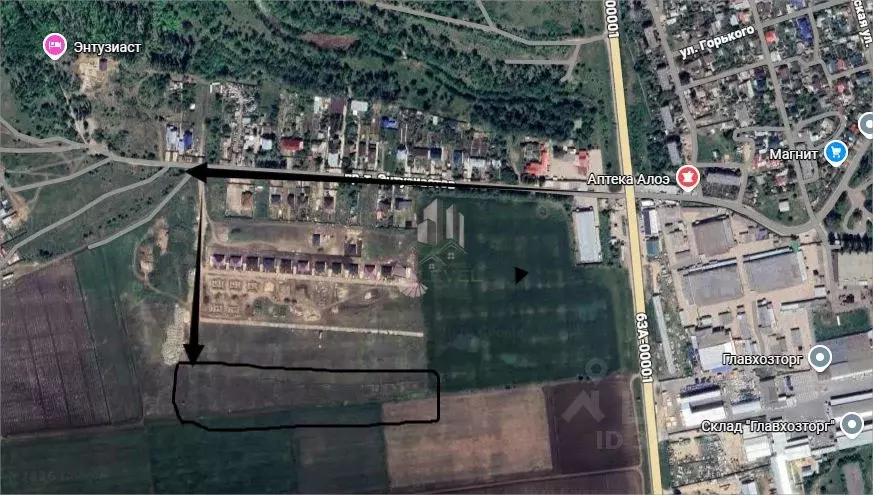 Участок в Саратовская область, Энгельсский район, Новопушкинское ... - Фото 2