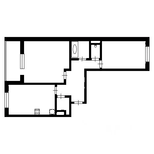 2-к кв. Москва ул. Генерала Кузнецова, 19К1 (58.0 м) - Фото 1