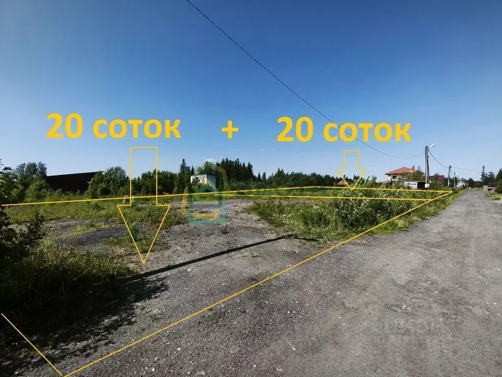 Участок в Ленинградская область, Сертолово Всеволожский район, Слобода ... - Фото 0