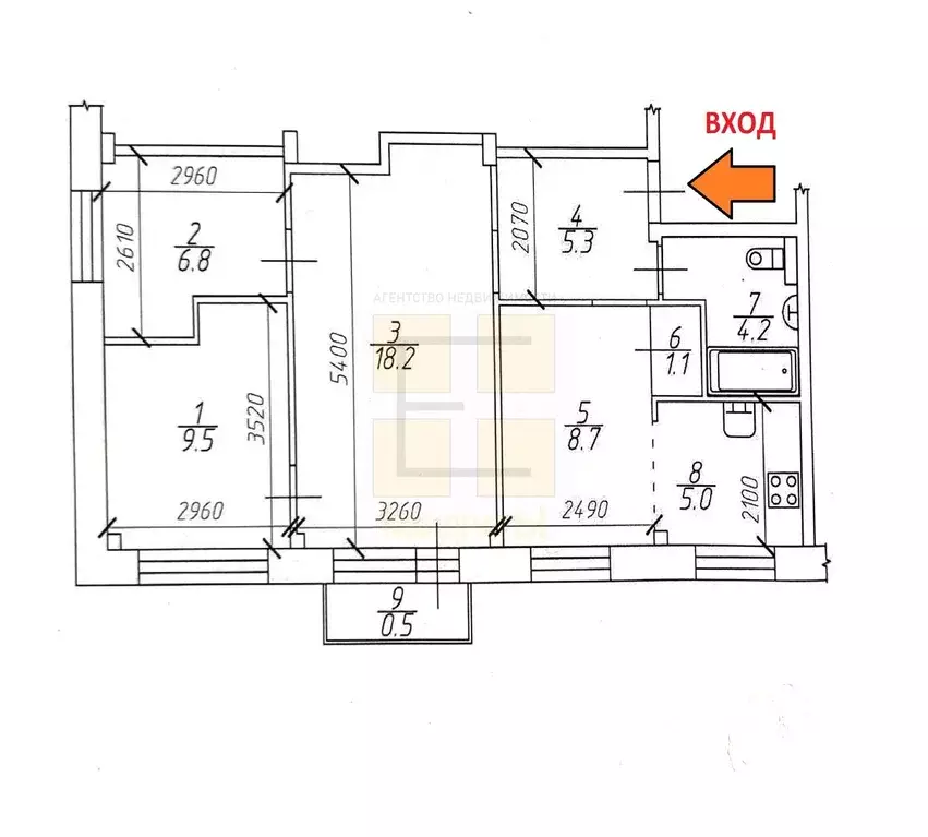 3-к кв. Омская область, Омск Заозерный мкр, ул. Коммунальная, 23 (59.0 ... - Фото 2