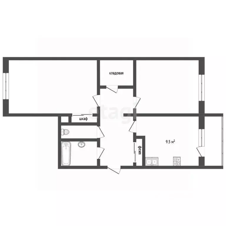 2-к кв. Камчатский край, Петропавловск-Камчатский Уссурийская ул., 4 ... - Фото 1