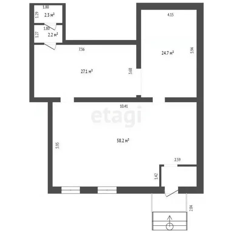 Помещение свободного назначения в Тюменская область, Тюмень Солнечный ... - Фото 2