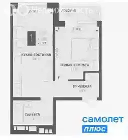 1-комнатная квартира: Краснодар, посёлок Берёзовый, микрорайон ... - Фото 0