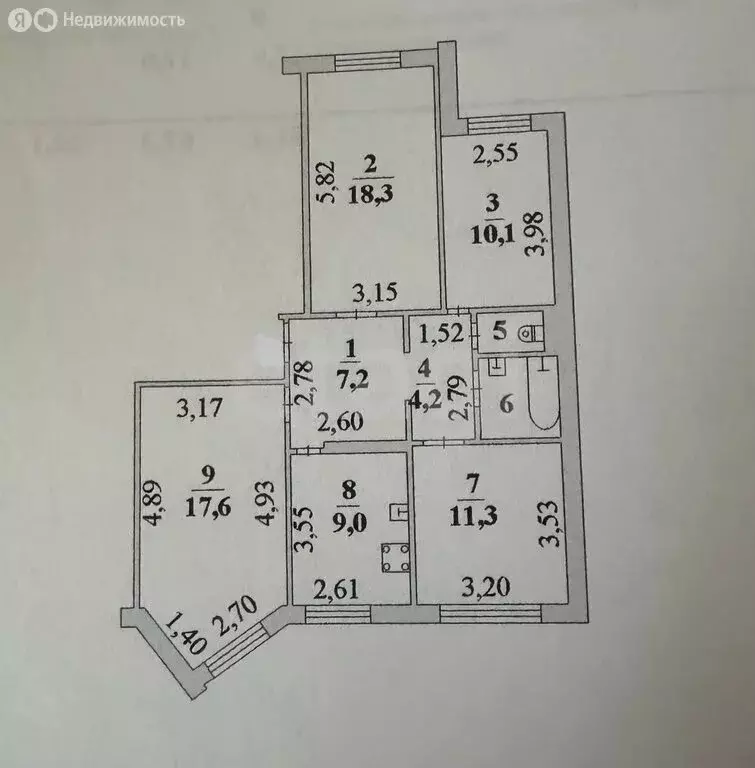 4-комнатная квартира: Липецк, Московская улица, 119 (81.4 м) - Фото 0