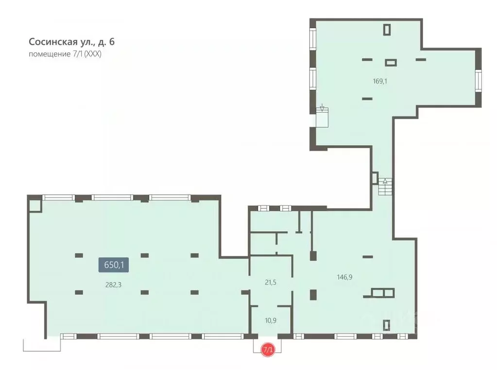Помещение свободного назначения в Москва Сосинская ул., 6 (650 м) - Фото 2