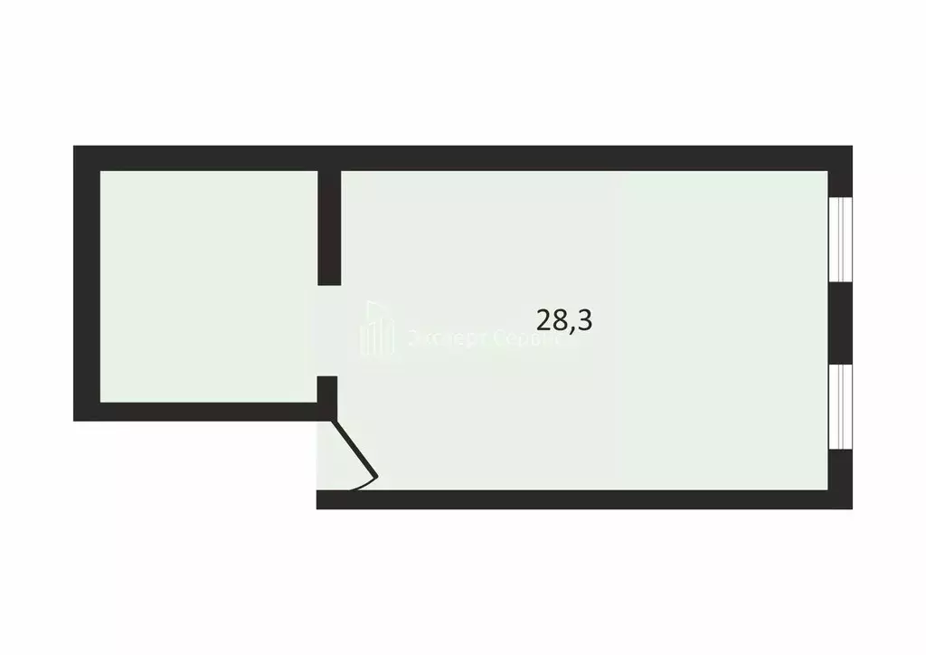Комната Санкт-Петербург ул. Марата, 68 (28.3 м) - Фото 2