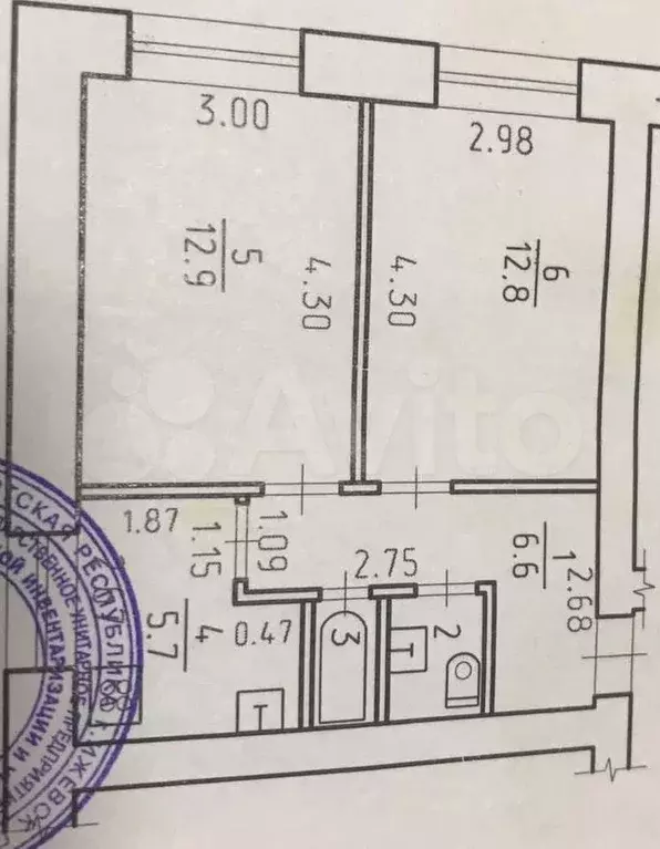 2-к. квартира, 40 м, 4/9 эт. - Фото 0