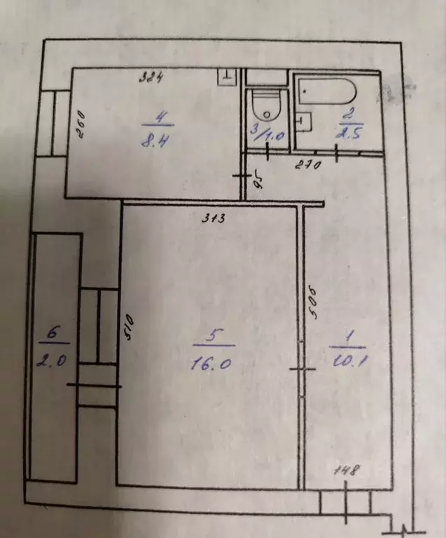 1-к кв. Томская область, Северск ул. Победы, 39 (38.0 м) - Фото 2
