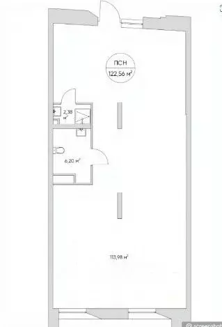 Торговая площадь в Москва Автомобильный проезд, 4 (123 м) - Фото 0