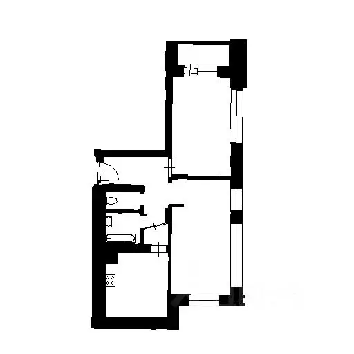 2-к кв. Башкортостан, Уфа ул. Генерала Кусимова, 11 (58.0 м) - Фото 2