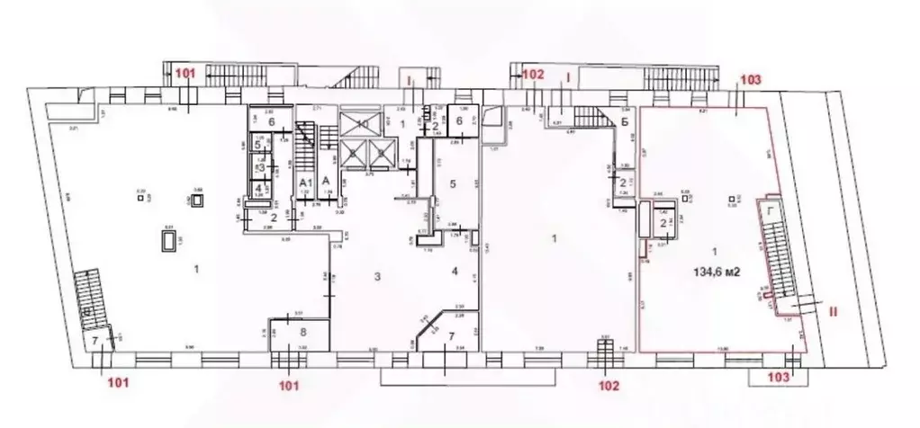 Помещение свободного назначения в Москва Малая Сухаревская пл., 6С1 ... - Фото 2
