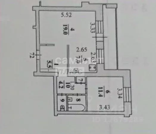 2-к кв. Липецкая область, Липецк просп. Победы, 25 (51.6 м) - Фото 2