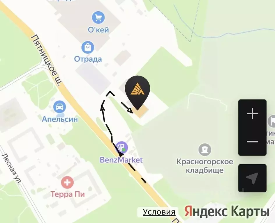 Склад в Московская область, Красногорск городской округ, Отрадное пгт ... - Фото 1