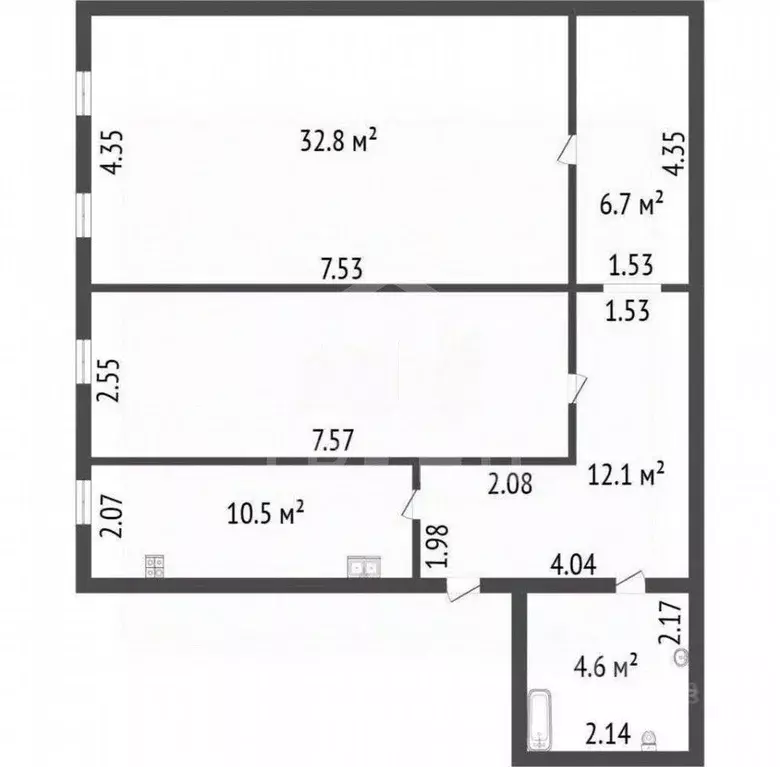 2-к кв. Санкт-Петербург Моховая ул., 5 (86.0 м) - Фото 2