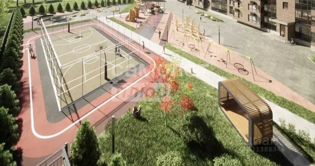 2-к кв. Курская область, Курск Усадебная ул., 2А (71.26 м) - Фото 1