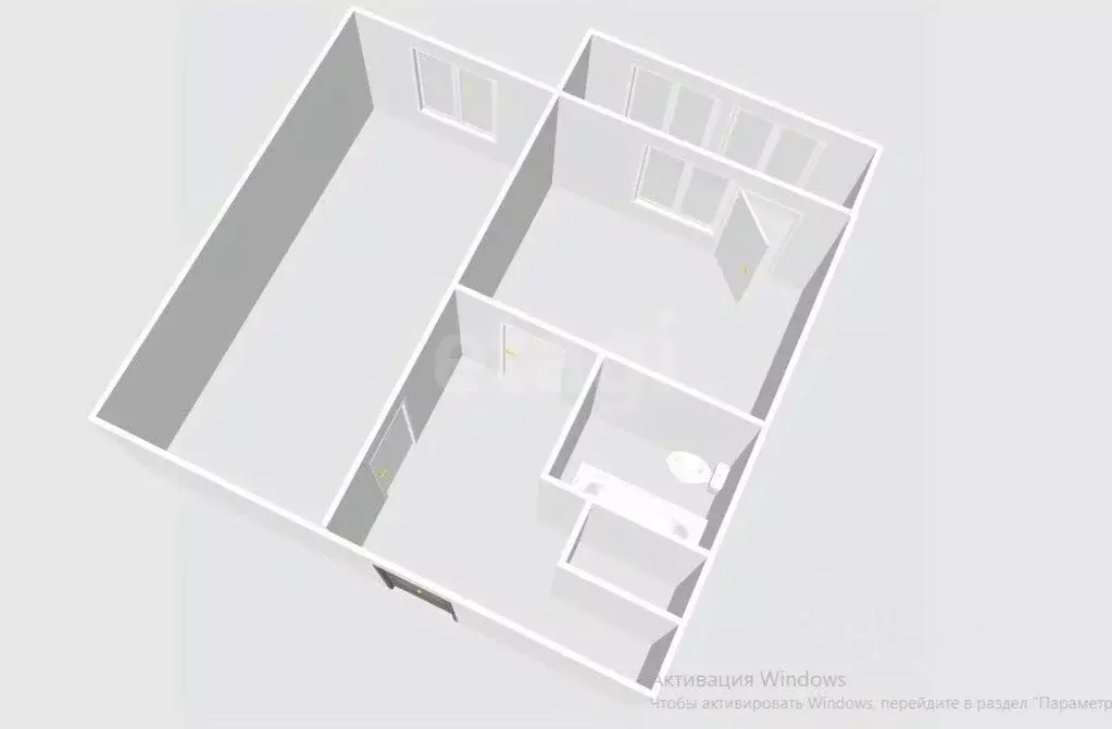 1-к кв. Сахалинская область, Углегорск Свободная ул., 44 (33.0 м) - Фото 2