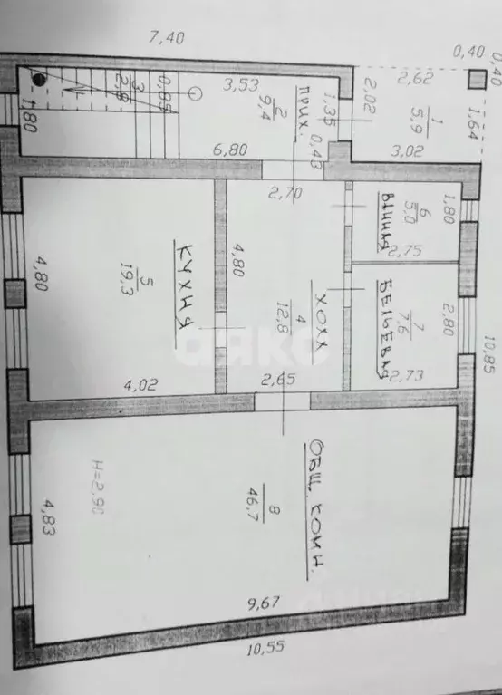 Дом в Краснодарский край, Анапа муниципальный округ, пос. Пятихатки ... - Фото 2