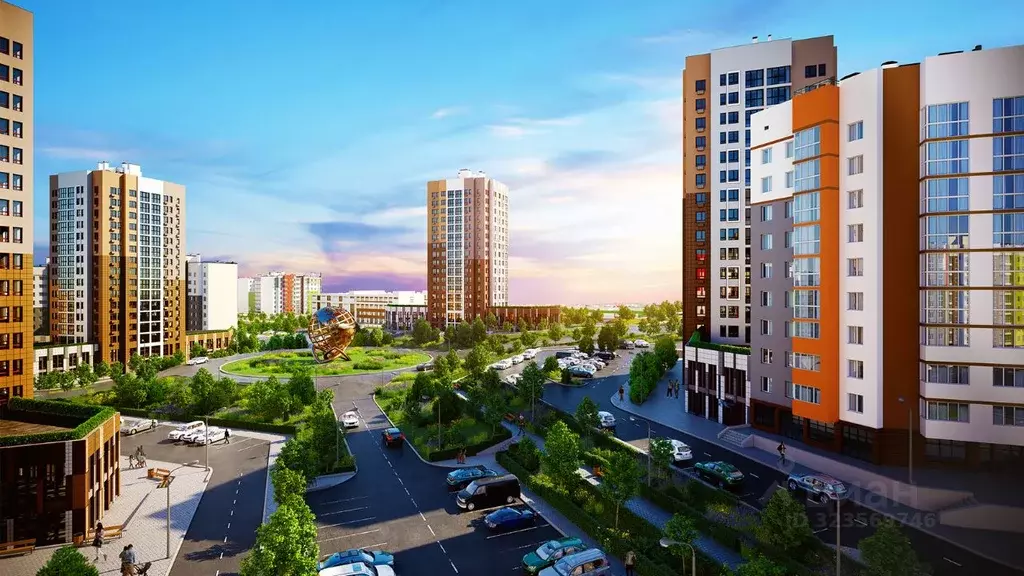 1-к кв. Крым, Симферополь ул. Батурина, 145 (40.44 м) - Фото 2