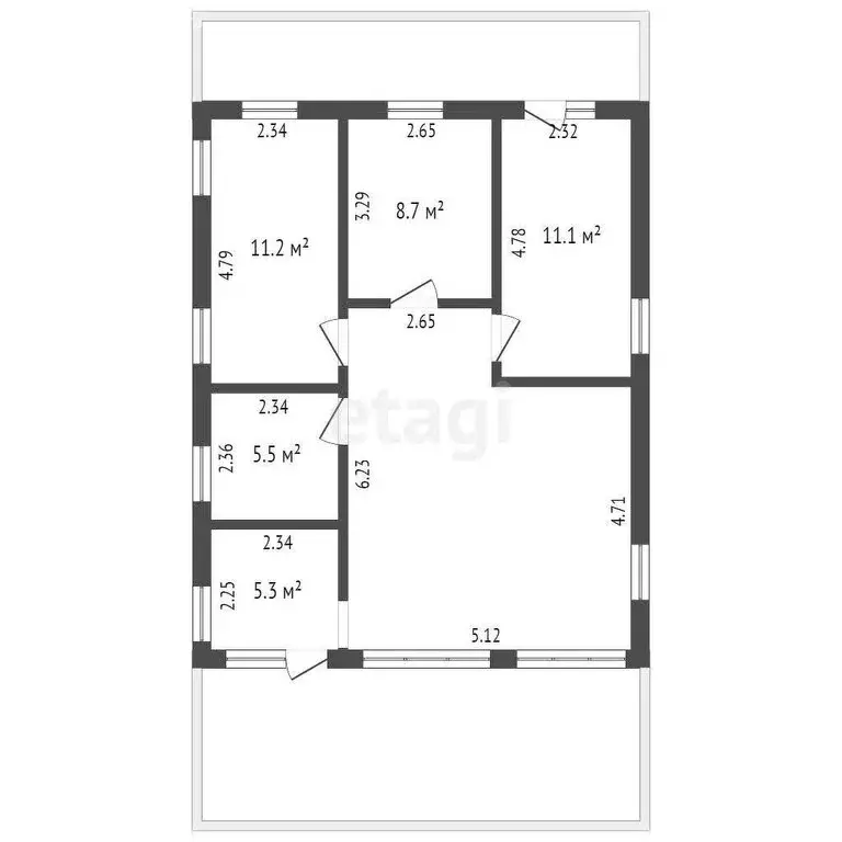 Дом в Калужская область, Дзержинский муниципальный округ, сельское ... - Фото 1