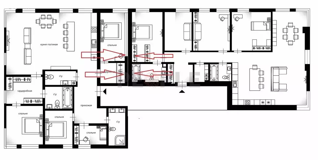 6-комнатная квартира: Москва, Севастопольский проспект, 22А (321 м) - Фото 1