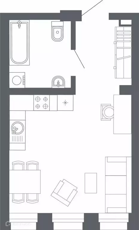 Продаётся 1-к квартира, 30.6 м - Фото 0