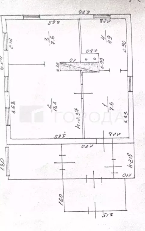 Дом в Кемеровская область, Новокузнецк Образцовая ул., 17 (64 м) - Фото 2