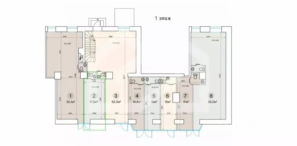 Помещение свободного назначения в Москва Ленинградский просп., 33К3 ... - Фото 2