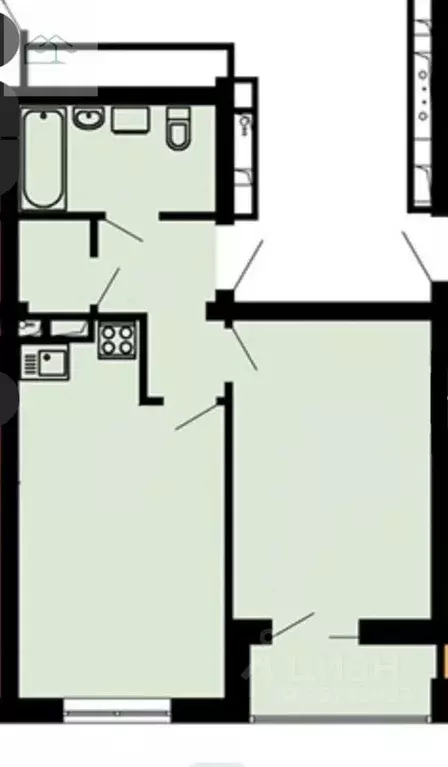 1-к кв. Воронежская область, Воронеж ул. Загоровского, 13к1 (47.0 м) - Фото 2