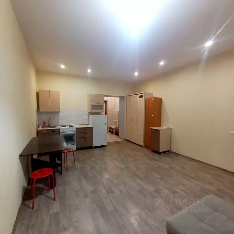 Студия Омская область, Омск ул. Перелета, 33 (30.5 м) - Фото 2