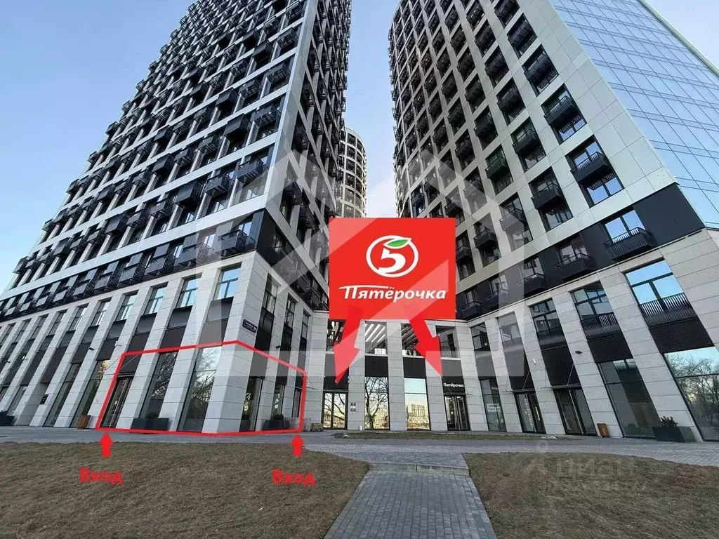 Торговая площадь в Москва Нагатинская наб., 10А (80 м) - Фото 0