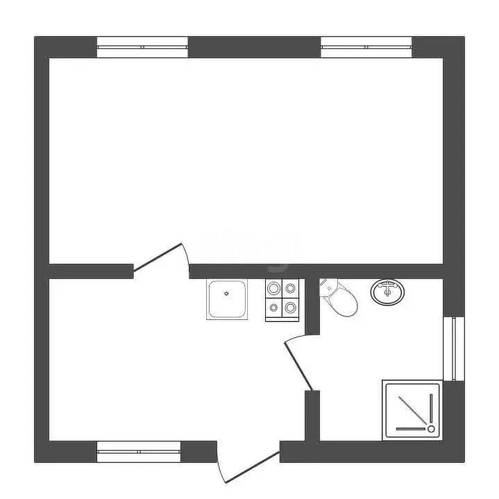 1-комнатная квартира: Пласт, Тупиковый переулок, 27 (36.4 м) - Фото 1
