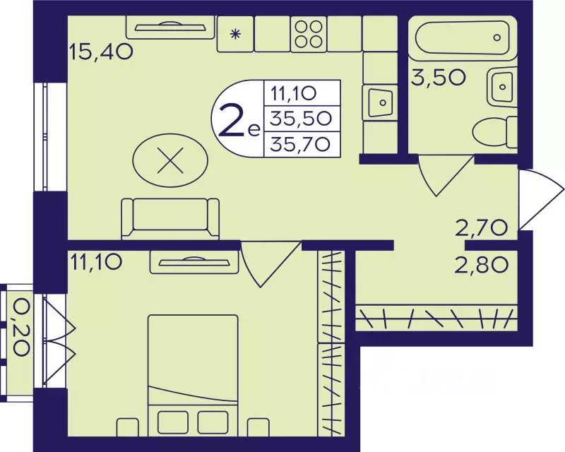 2-к кв. Московская область, Балашиха Железнодорожный мкр, Центр-2 мкр, ... - Фото 0