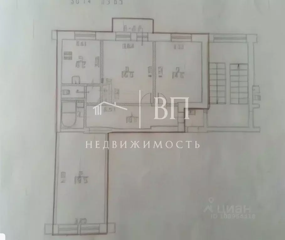 3-к кв. Санкт-Петербург Новочеркасский просп., 61 (74.3 м) - Фото 2