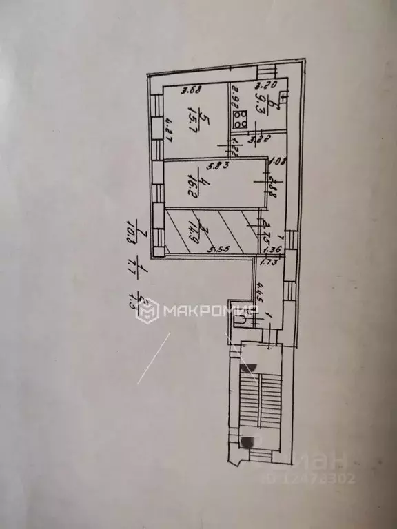 3-к кв. Санкт-Петербург 14-я Васильевского острова линия, 97Д (75.9 м) - Фото 2