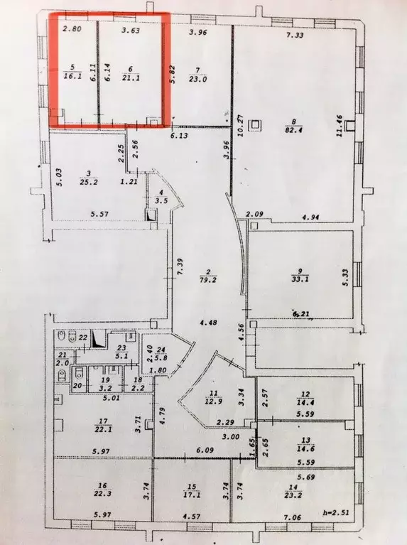 Офис в Новосибирская область, Новосибирск Красный просп., 77Б (37 м) - Фото 1